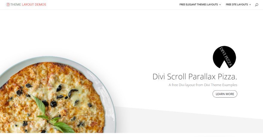 5 Divi Layouts for Pizzerias