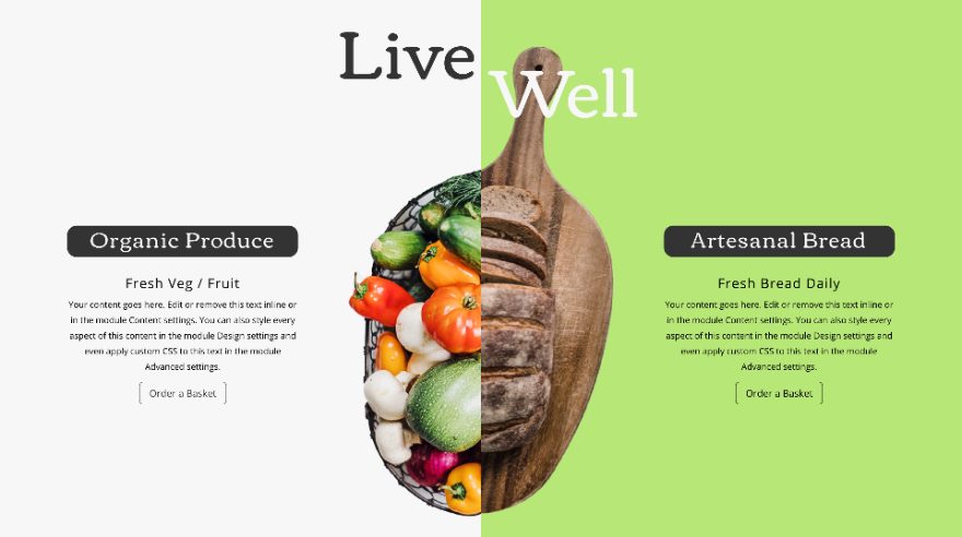 How to Create Elegant Split-Image Product Info Sections with Divi