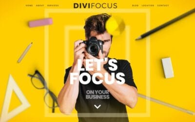 Divi Layouts for Photography Websites