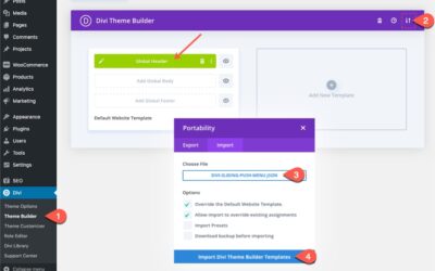 How to Create a Slide Down Push Menu in Divi