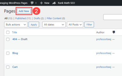 WordPress Pages: How to Create and Manage Them