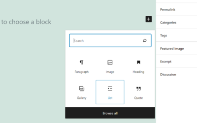 How to Use the WordPress List Block