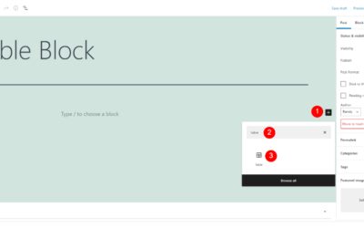 How to Use the WordPress Table Block