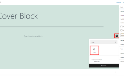 How to Use the WordPress Cover Block