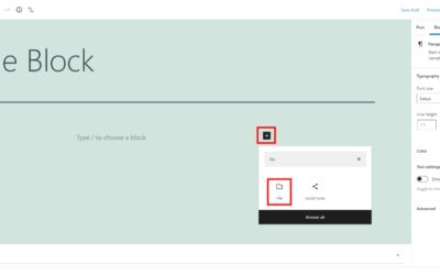 How to Use the WordPress File Block