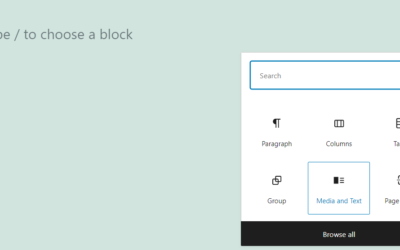 How to Use the WordPress Media and Text Block