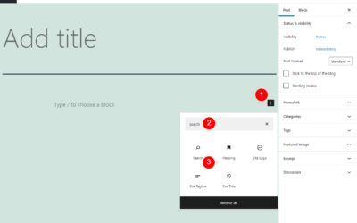 How to Use the WordPress Search Block