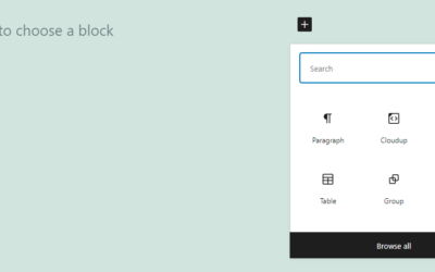 How to Use the WordPress Cloudup Embed Block