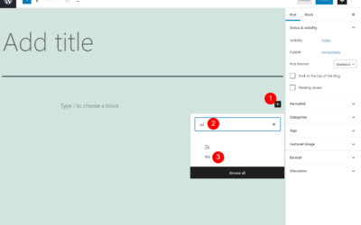 How to Use the WordPress RSS Block
