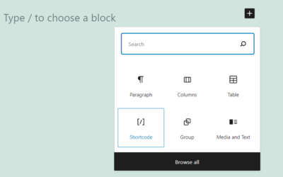 How to Use the WordPress Shortcode Block