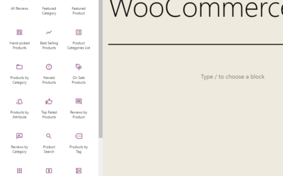 An Overview of the New WooCommerce Blocks Plugin