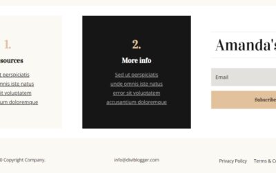 How to Add Privacy & Terms Links to Your Divi Footer