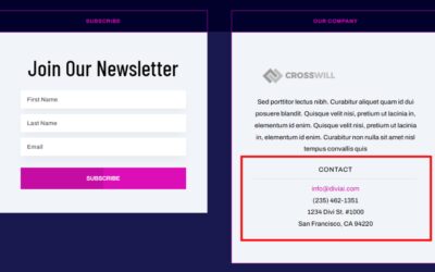 4 Elements That Can’t be Missing from Your Footer & How to Add them with Divi