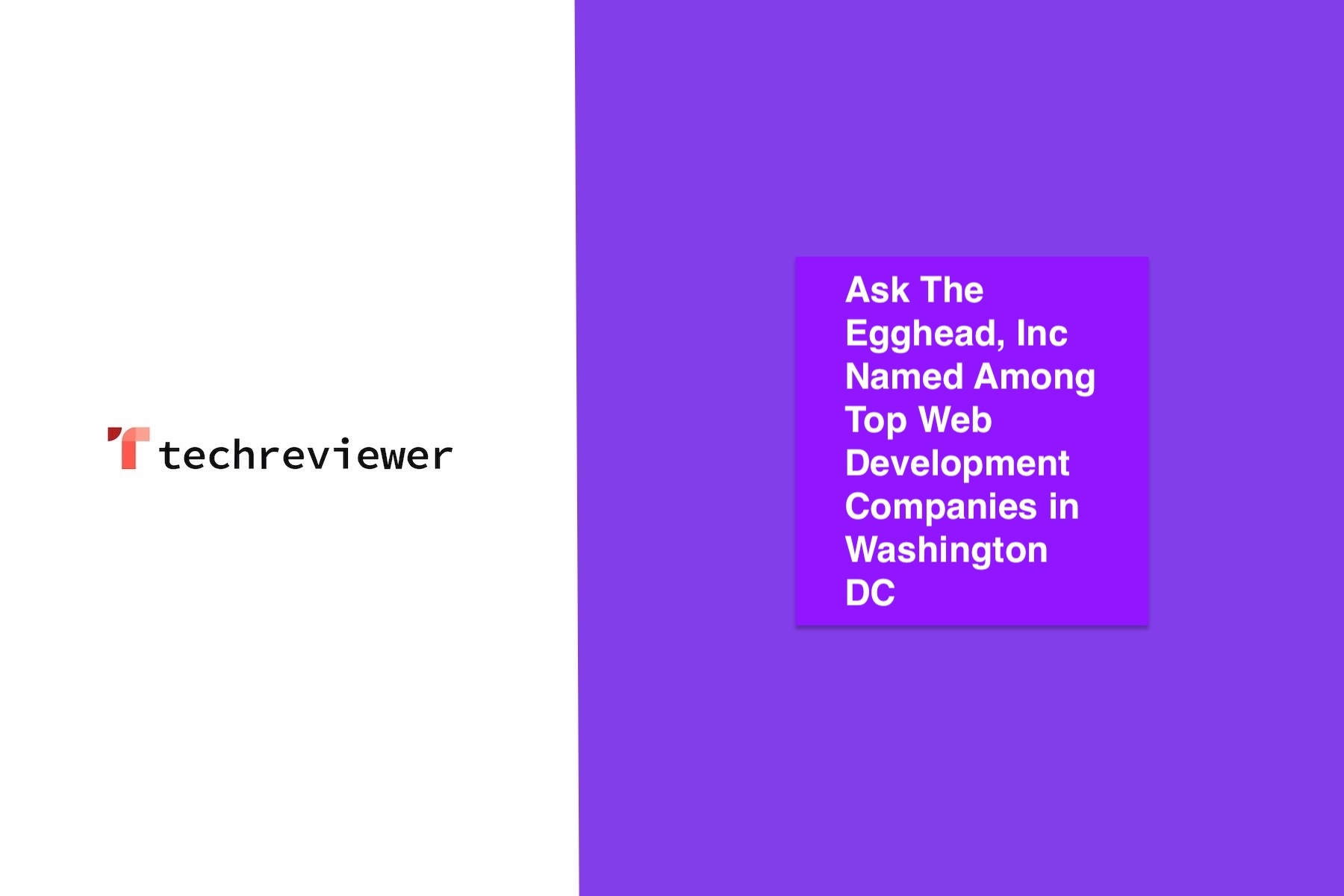 Ask the Egghead: The Future of Web Development in DC